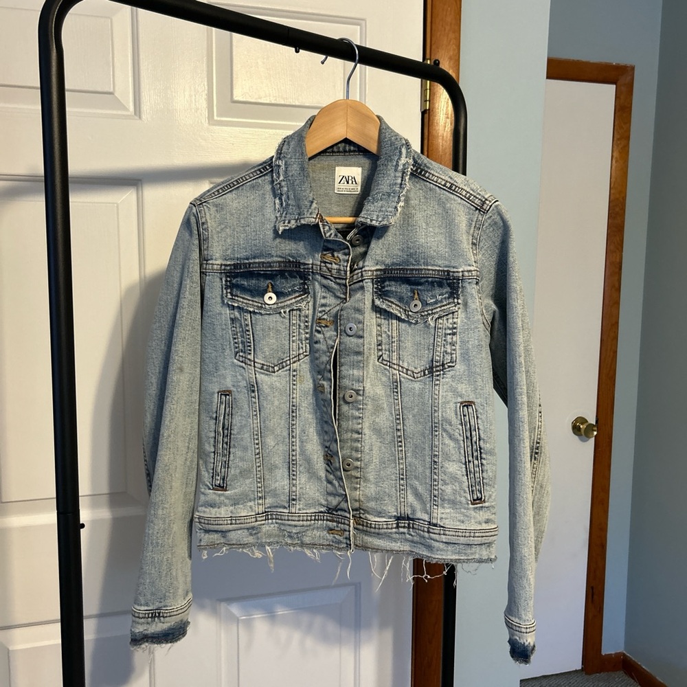 Zara blue denim jacket